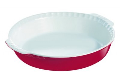 Pyrex Impressions Pie Dish with Handles (24 x 4.7cm)